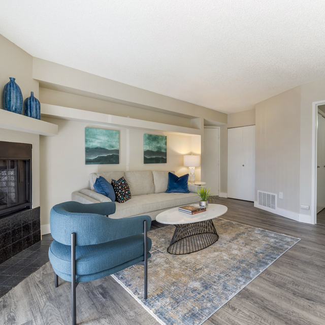 Whispering Hills - Carpeted Living Room