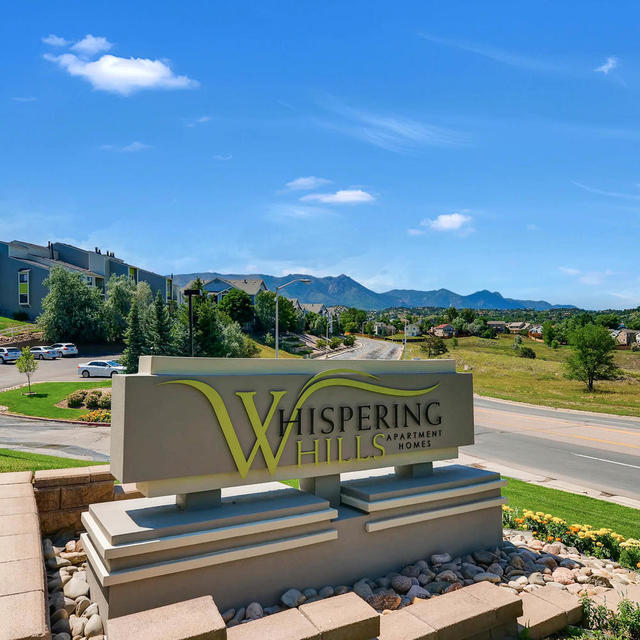 Whispering Hills - Property Welcome Signage